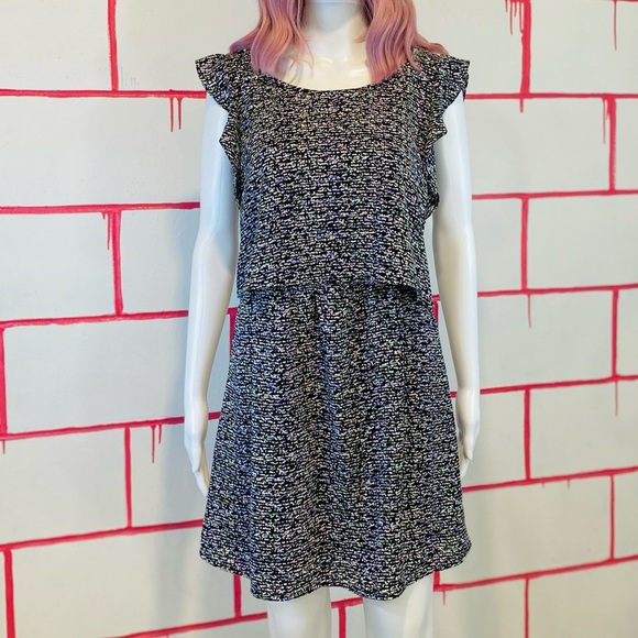 Jessica Simpson fun and flirty 2 piece flutter sleeve dress π